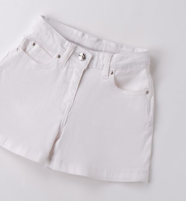 Pantalone tessuto navetta corto