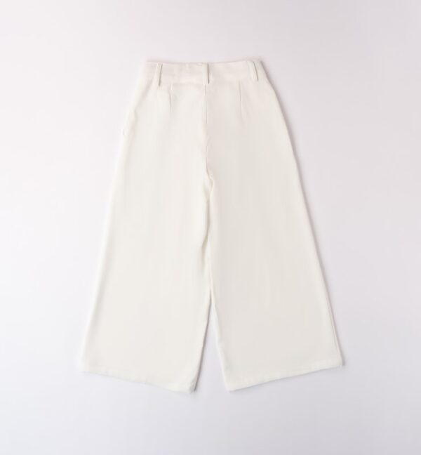 Pantalone tessuto navetta lungo