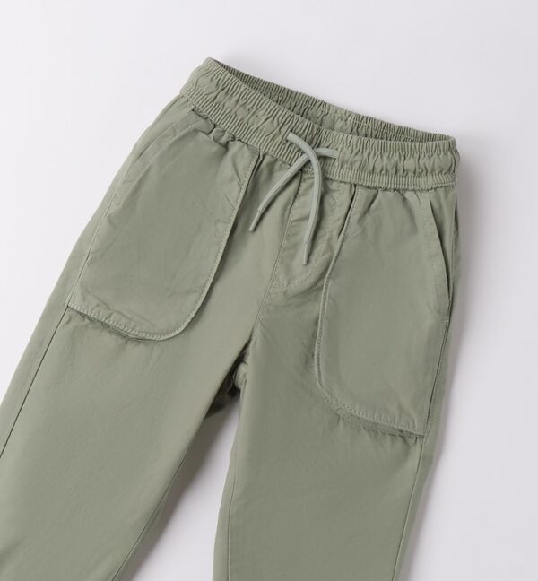 Pantalone tessuto navetta lungo