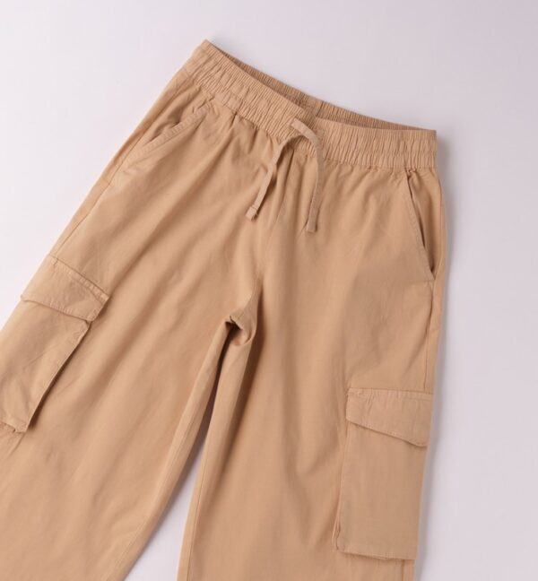 Pantalone tessuto navetta lungo