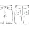 Bull denim shorts