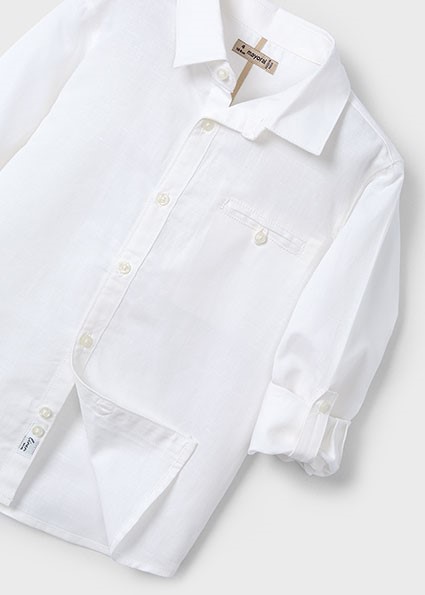 Camicia m/l lino