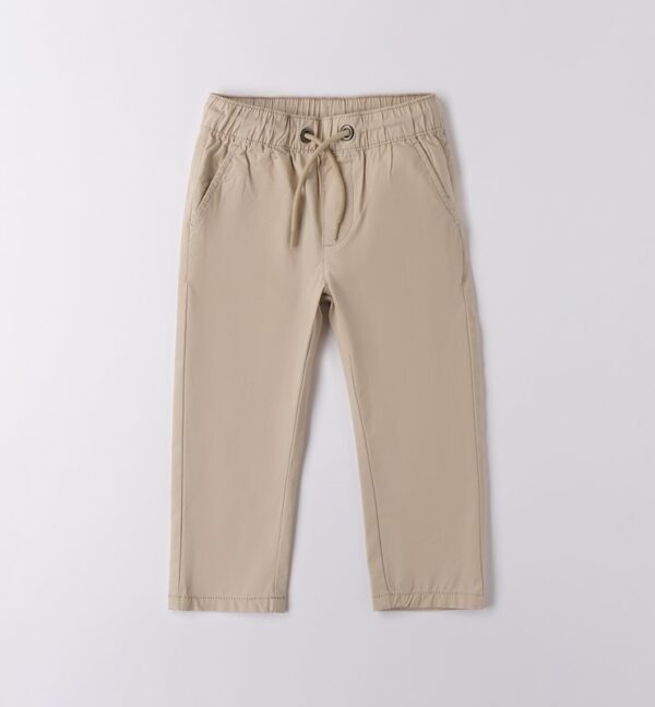 Pantalone tessuto navetta lungo