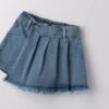 Pantalone denim corto