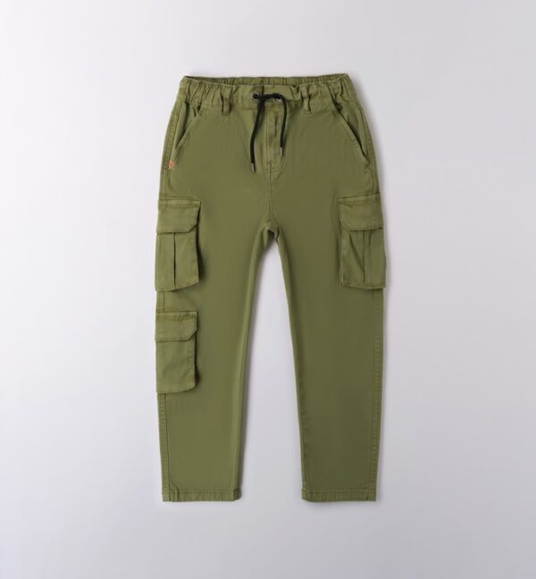 Pantalone tessuto navetta lungo