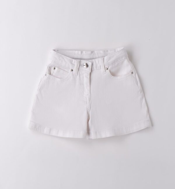 Pantalone tessuto navetta corto