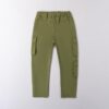 Pantalone tessuto navetta lungo