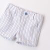 Pantalone tessuto navetta corto