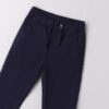 Pantalone tessuto navetta lungo