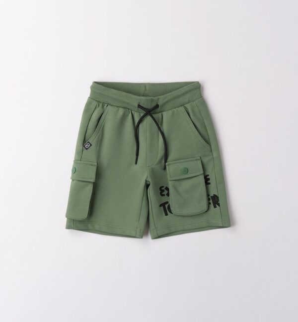 Pantalone maglia tagliata corto
