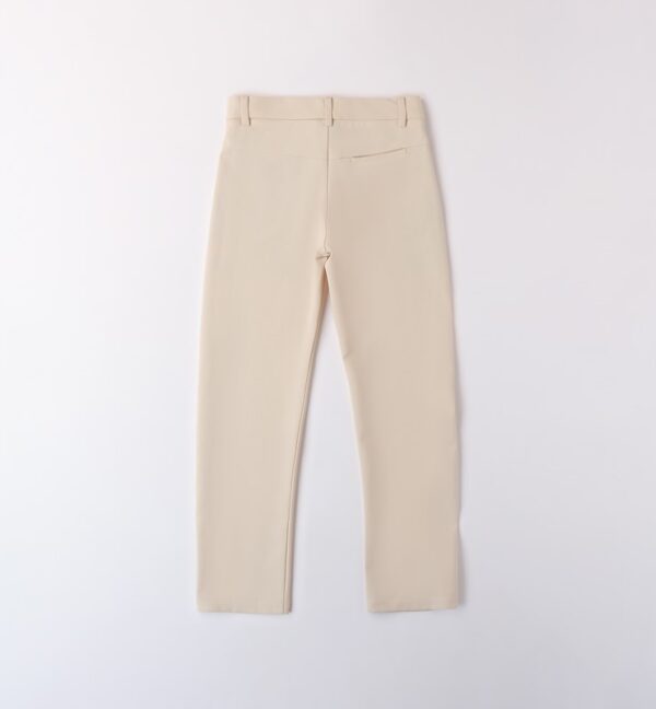 Pantalone tessuto navetta lungo