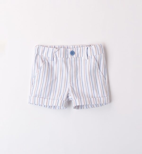 Pantalone tessuto navetta corto