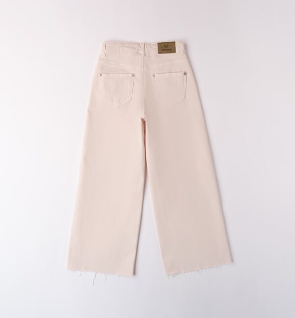 Pantalone tessuto navetta lungo