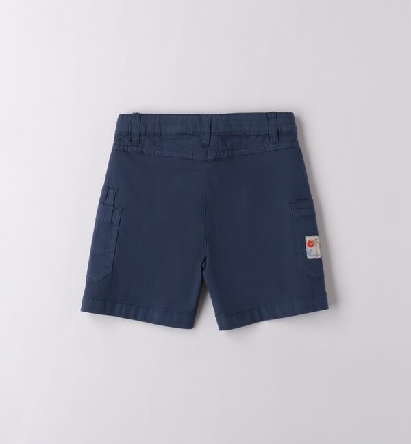 Pantalone tessuto navetta corto
