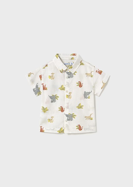 Camicia m/c  stampata