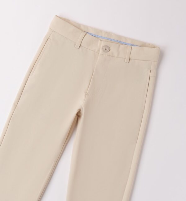 Pantalone tessuto navetta lungo
