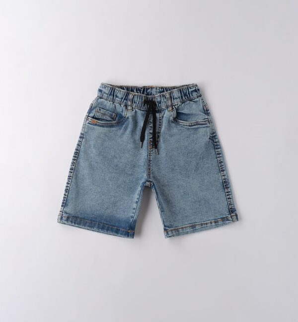 Pantalone denim corto