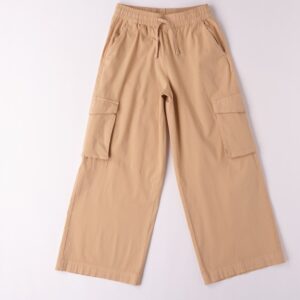 Pantalone tessuto navetta lungo