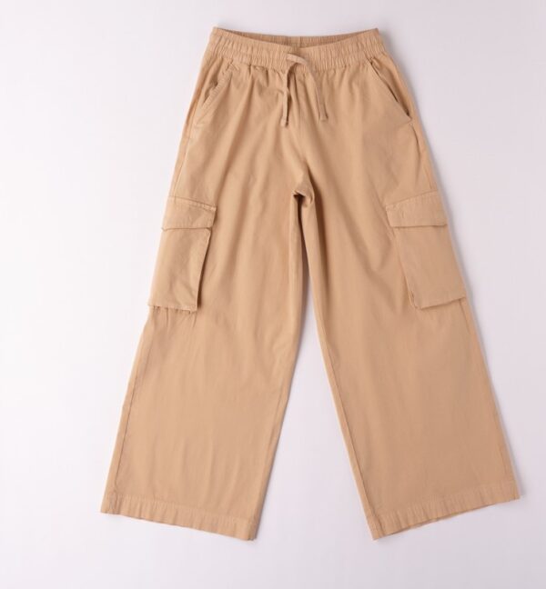 Pantalone tessuto navetta lungo