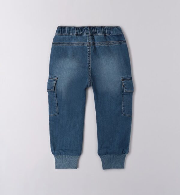 Pantalone denim lungo