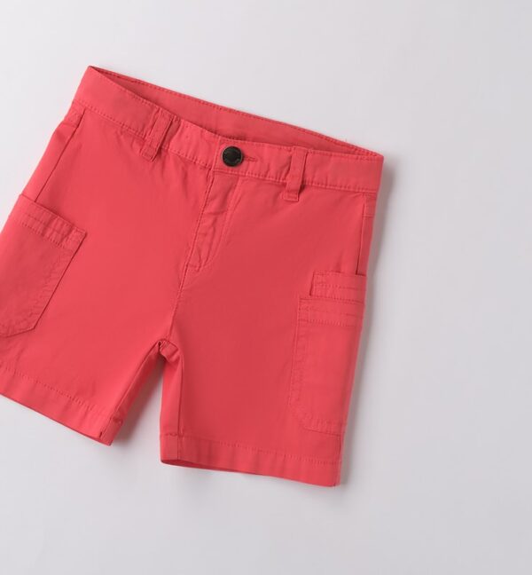 Pantalone tessuto navetta corto