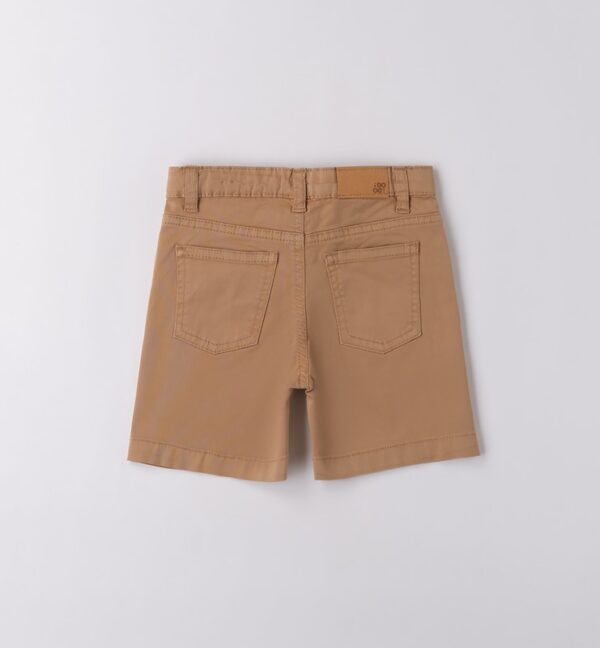 Pantalone tessuto navetta corto