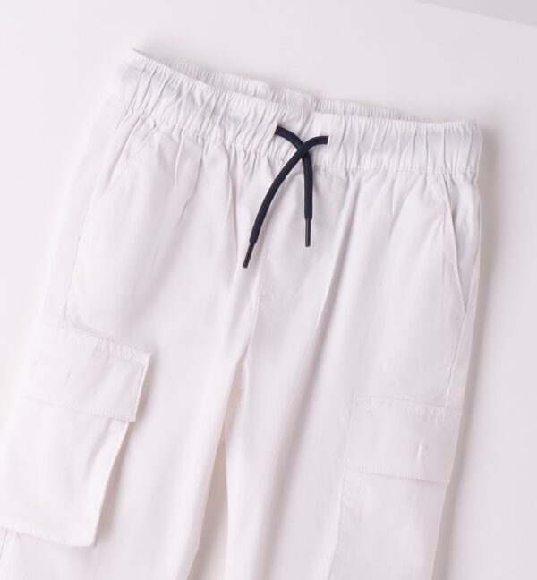 Pantalone tessuto navetta lungo