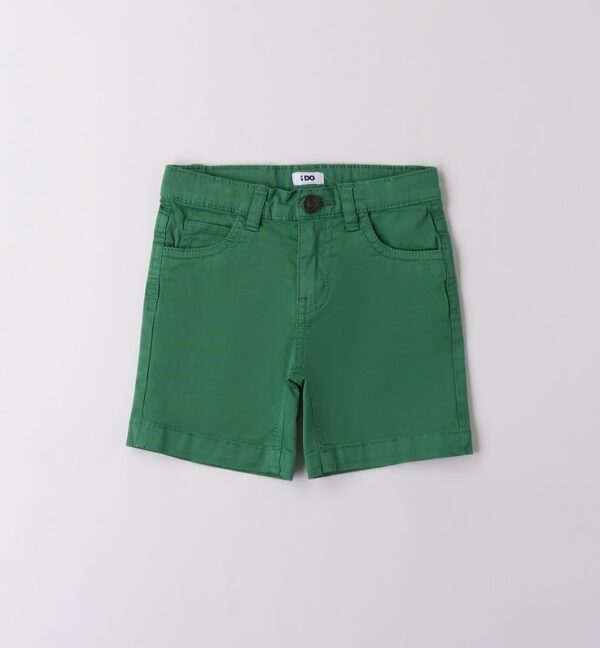 Pantalone tessuto navetta corto