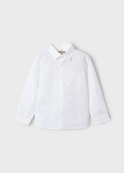 Camicia m/l lino