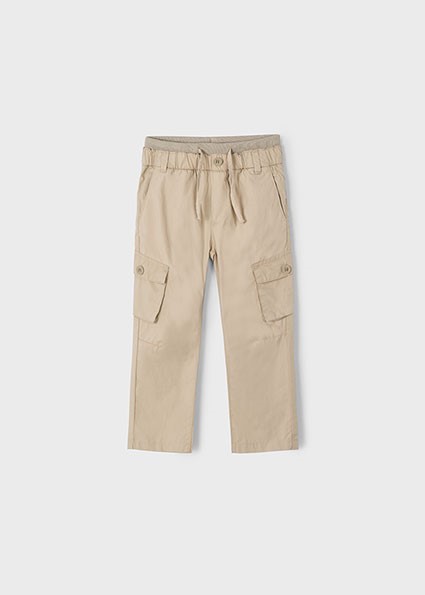 Pantalone cargo con patente
