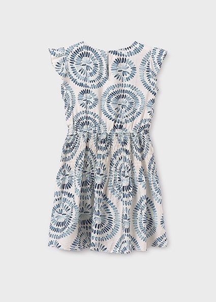 Vestito viscosa stampato