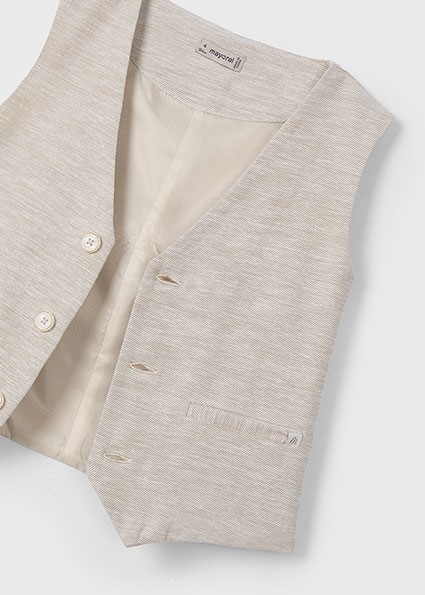 Gilet lino suiting