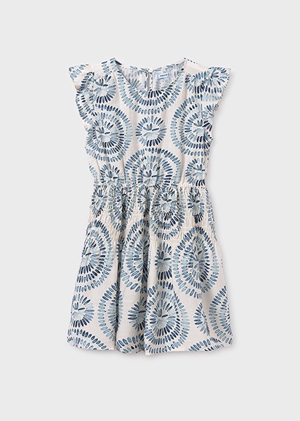 Vestito viscosa stampato