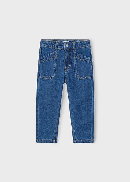 Pantalone lungo mom fit