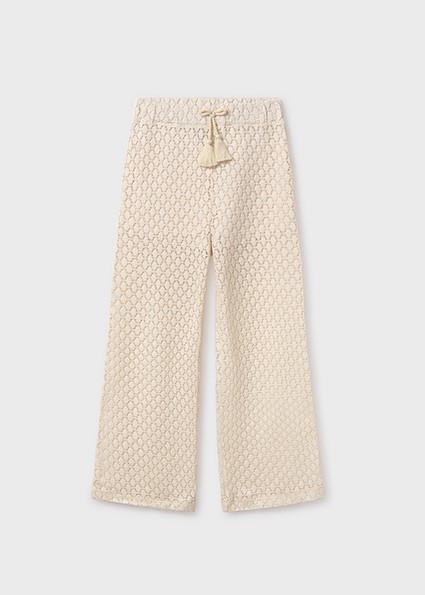 Pantalone lungo traforato
