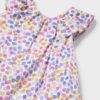 Vestito stampato di satin