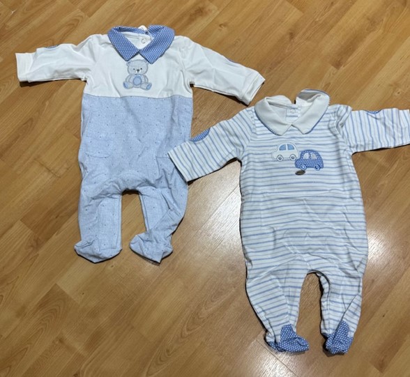 Set 2 pagliaccetti lunghi col