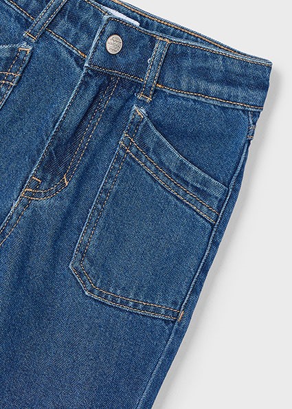 Pantalone lungo mom fit