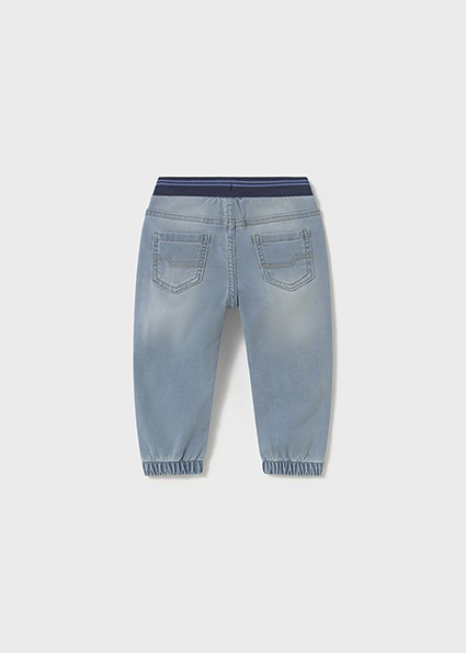 Pantalone soft denim jogger