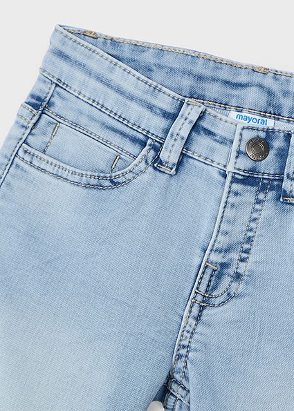 Bermuda soft denim 5tasche
