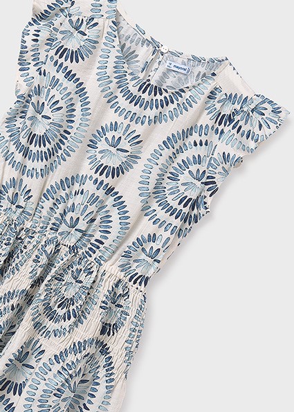 Vestito viscosa stampato