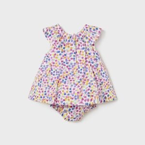 Vestito stampato di satin