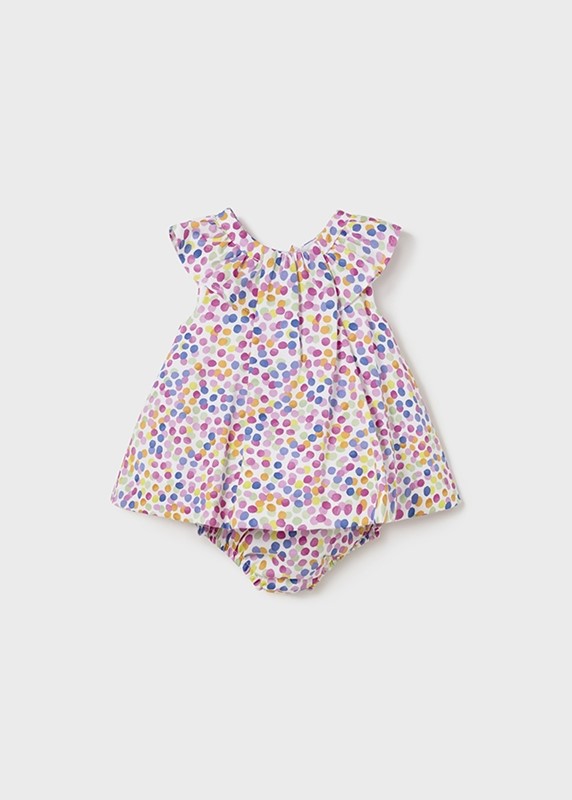 Vestito stampato di satin