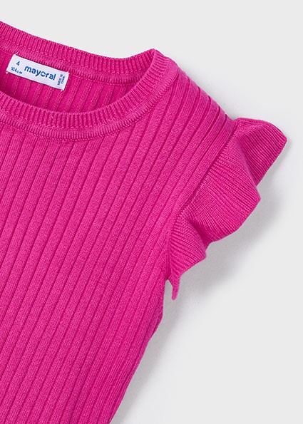 Top tricot costine