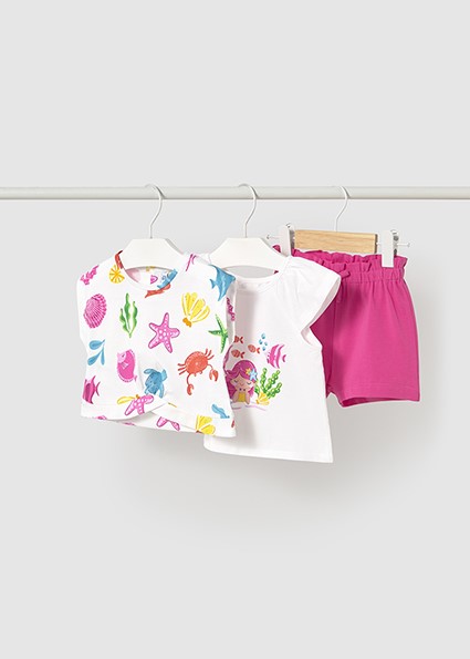 Compl. short 2 magliette