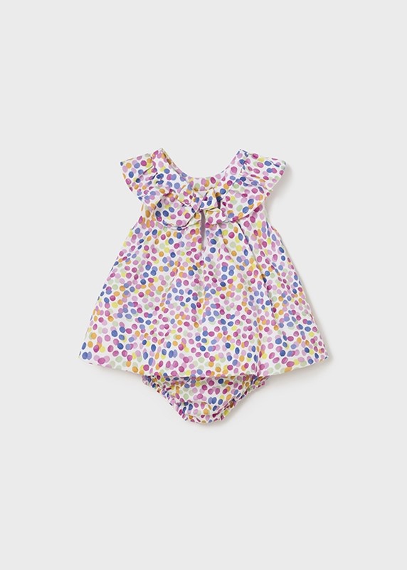 Vestito stampato di satin