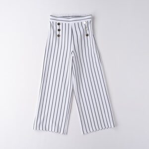 Pantalone tessuto navetta lungo