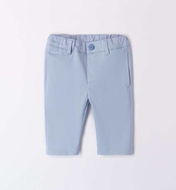 Pantalone tessuto navetta lungo