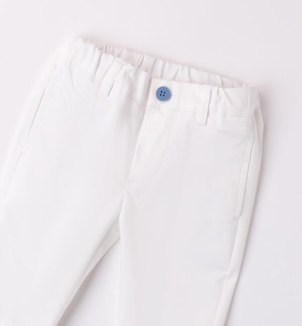 Pantalone tessuto navetta lungo