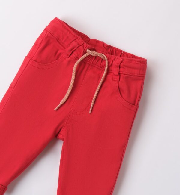 Pantalone tessuto navetta lungo